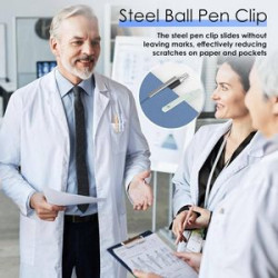 Office Supplies 0.5Mm Black Smooth Writing Ballpoint Pens