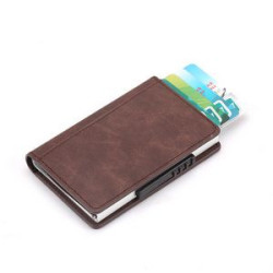 Skinny Minimal Thin Front Pocket RFID Wallet Card Holder