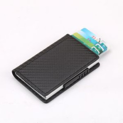 Skinny Minimal Thin Front Pocket RFID Wallet Card Holder