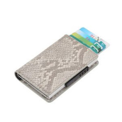 Skinny Minimal Thin Front Pocket RFID Wallet Card Holder