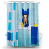 Digital Print Polyester Shower Curtain