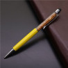 Crystal Ballpoint Pens with Stylus Tip