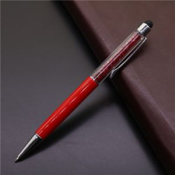 Crystal Ballpoint Pens with Stylus Tip
