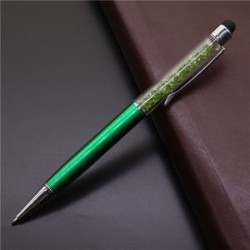 Crystal Ballpoint Pens with Stylus Tip