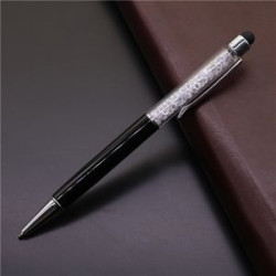 Crystal Ballpoint Pens with Stylus Tip