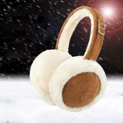 Winter Plush Ear Muff Covers