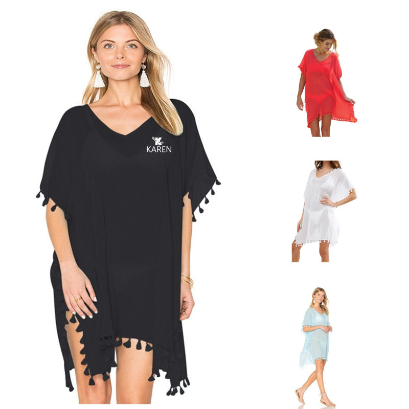 Sexy Solid Color Polyester Beachwear Bikini Swimwear