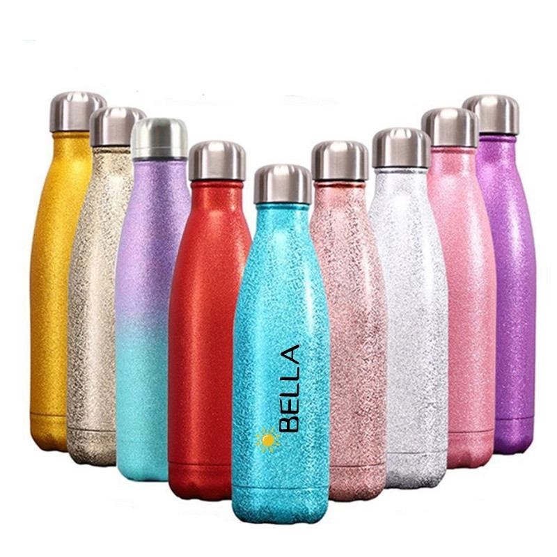 17 oz Vacuum Insulated Stainless Steel Sports Water Bottle
