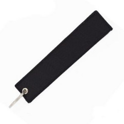 Woven Label Flight Keychain