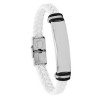Stainless Steel Leather Woven Bracelet