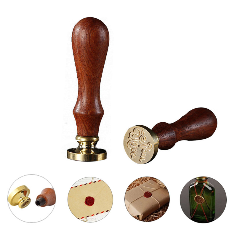 Round Vintage Wax Sealing Stamper