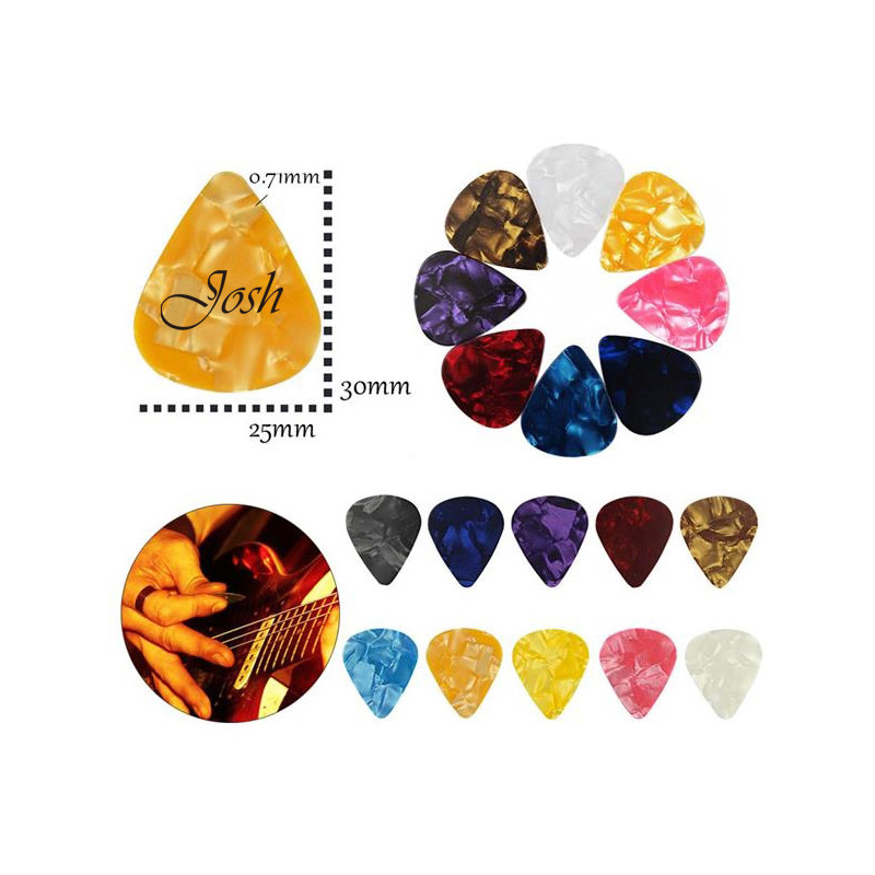 Assorted Pearl Celluloid Guitar Pick