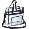 Clear Tote Bag with Handles & Adjustable Strap