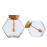Honey Jar Custom Hexagonal Glass