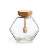 Honey Jar Custom Hexagonal Glass