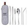 Tableware Set with Felt Bag