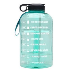 1 Gallon Water Bottle With Straw