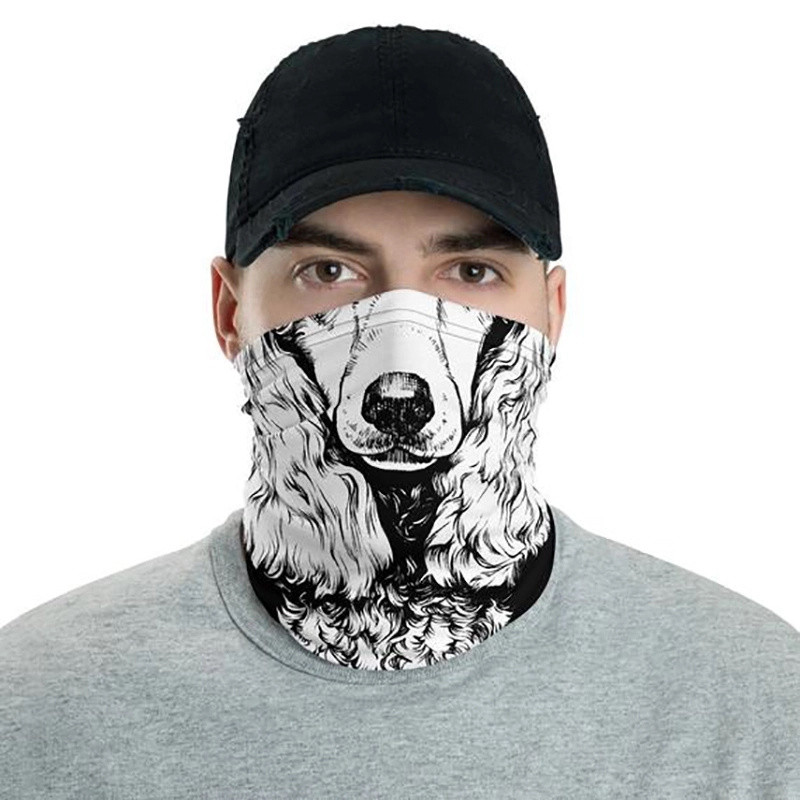 Full Cuostom Printde Face Mask Neck Bandana Gaiter Scarf