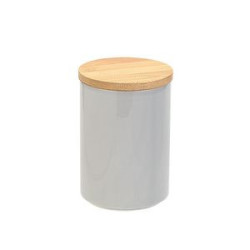 Ceramic Storage Jars With Bamboo Lids