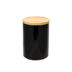Ceramic Storage Jars With Bamboo Lids