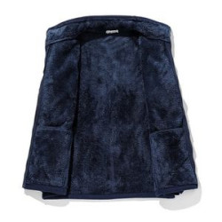 Men's Sherpa Lined Jacket Polar Fleece Full-zip Parka Coat