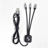 Luminous Logo 3 in 1 Data Cable