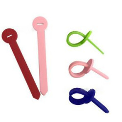 Silicone cable organizer data storage rope