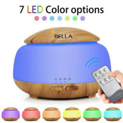 300Ml Cool Mist Humidifier With 7 Color Led Lights Changing
