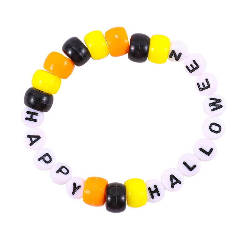 Acrylic Plastic Simple barrel letter bracelet