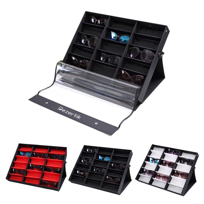 Inner Fleece Sunglasses Storage and Display Box