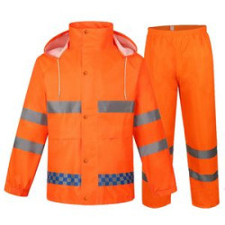 Rain Suit High Visibility Reflective