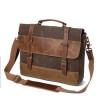 Canvas Leather Message Bag