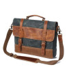 Canvas Leather Message Bag