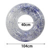 Glitter Sequin Inflatable Pool Float Ring