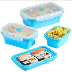 27 OZ Silicone Collapsible Lunch Box
