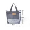 Mesh Beach Tote Bag Cosmetic Shoulder Handbag