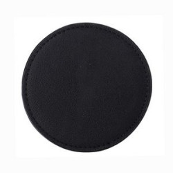 3.8In Premium Pu Leather Coaster