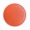 3.8In Premium Pu Leather Coaster