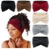 Extra Wide Elastic Cross Headband For Women