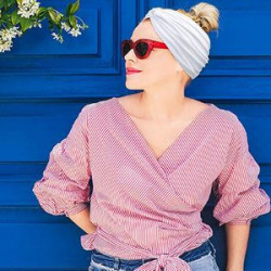 Extra Wide Elastic Cross Headband For Women