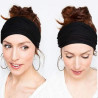 Extra Wide Elastic Cross Headband For Women