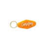 Acrylic Retro Keychain Logo with Key Ring