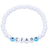 Plastic Handmade fashion letter beaded bracelet