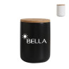 27 Oz. Ceramic Mug Canister With Wood Lid