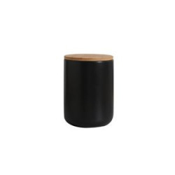 27 Oz. Ceramic Mug Canister With Wood Lid
