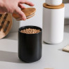 27 Oz. Ceramic Mug Canister With Wood Lid