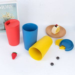 Wheat straw cup