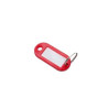 Plastic Key Tags with Container Ring and Label Window