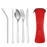 5 Pieces Silverware Flatware Cutlery Set