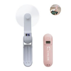 Foldable Pocket Electric Fan With Phone Stand